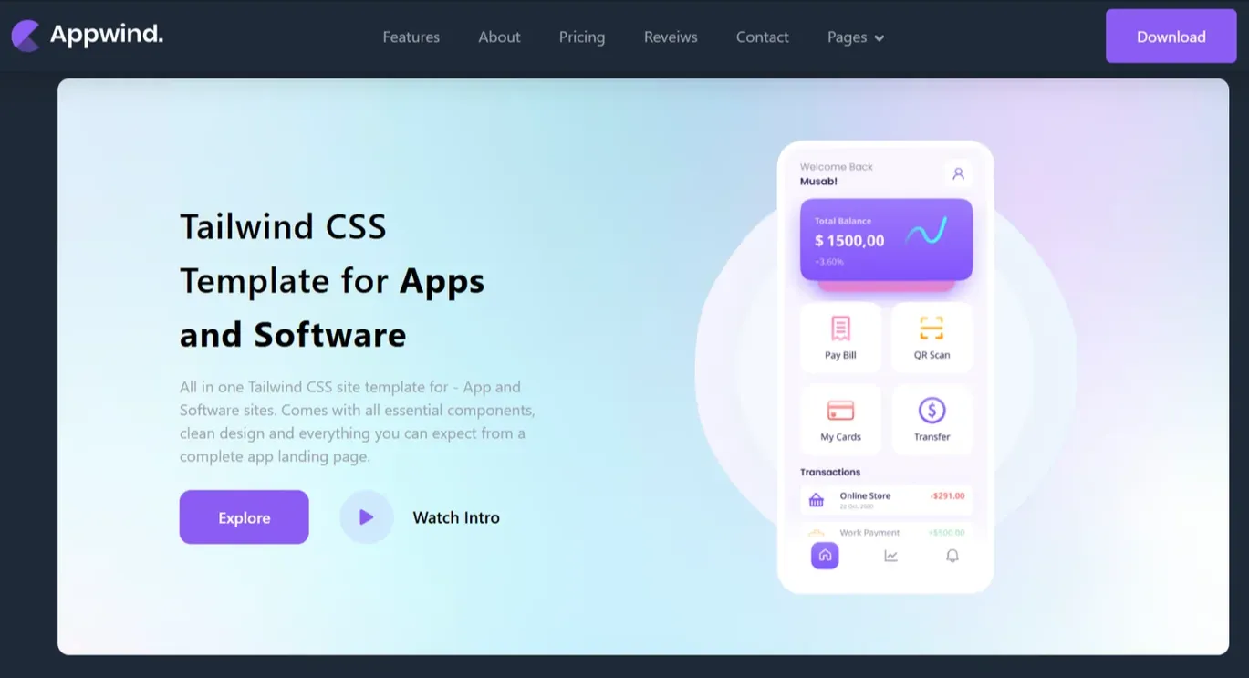 Appwind – Frontend Web